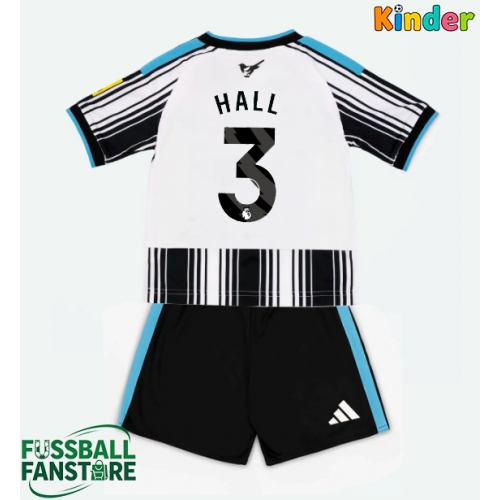 Newcastle United Lewis Hall #3 Replik Heimtrikot Kinder 2026-27 Kurzarm (+ Kurze Hosen)